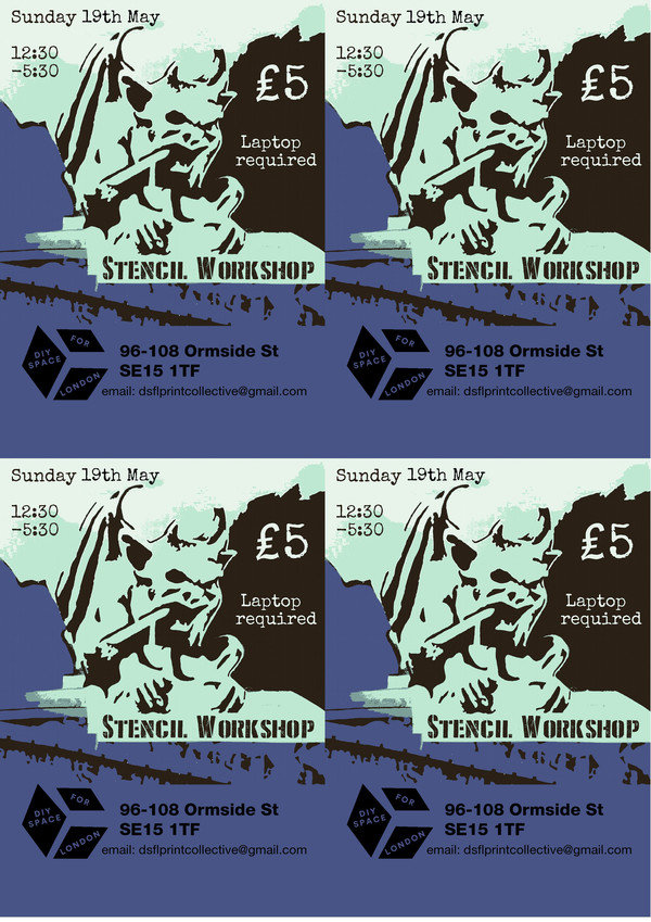 Display stencil workshop flyer 4